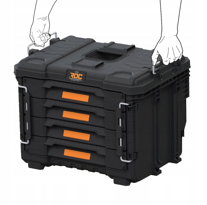 Ящик для інструментів Keter ROC Pro Gear 2.0 XL Drawer 4 шухляди 262661