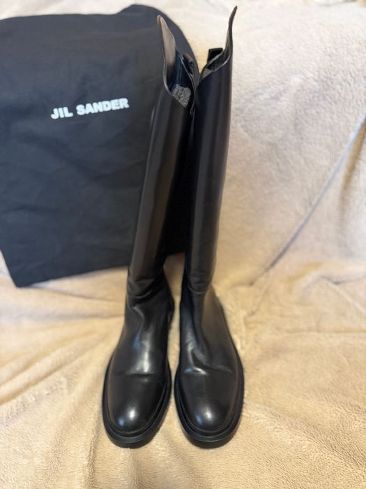 Kozaki Jil Sander 38 EUR czarne