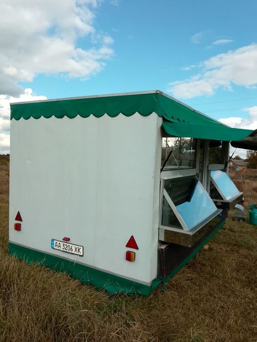 Причеп торговий двох осний 4×2.3м