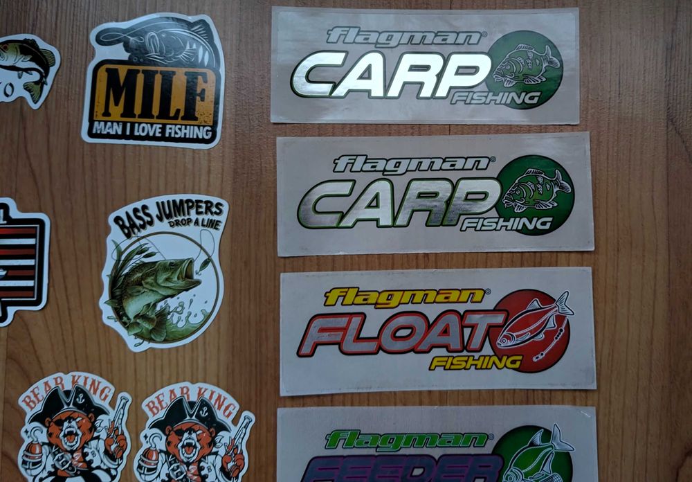 Наклейки рыбалка