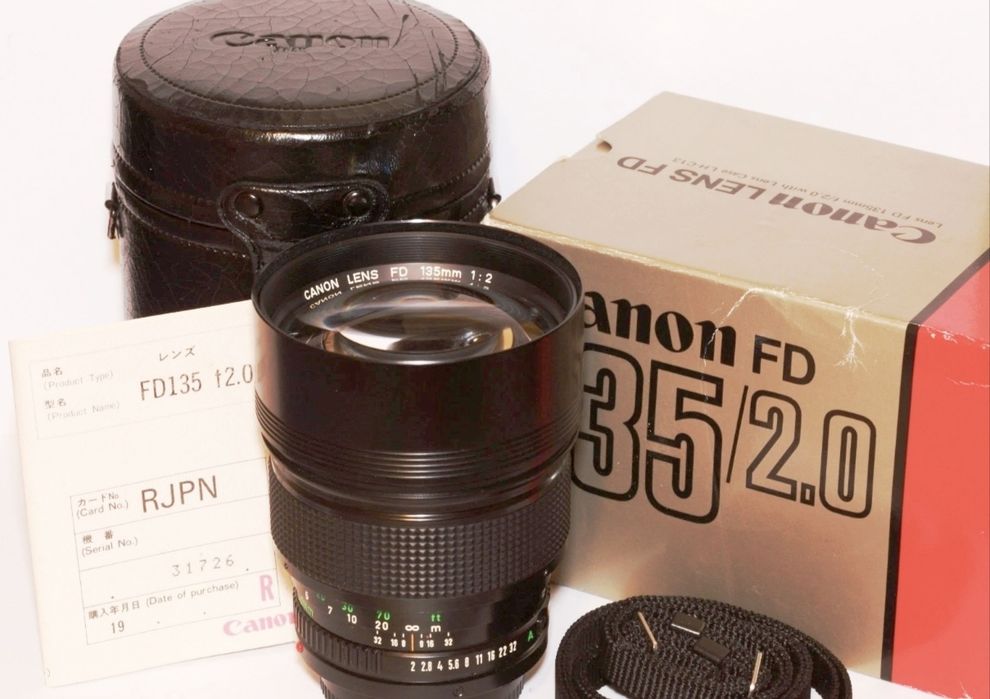 Canon FD 135mm F2