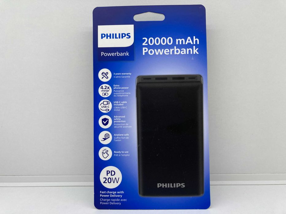Powerbank Philips 20000 mAh czarny