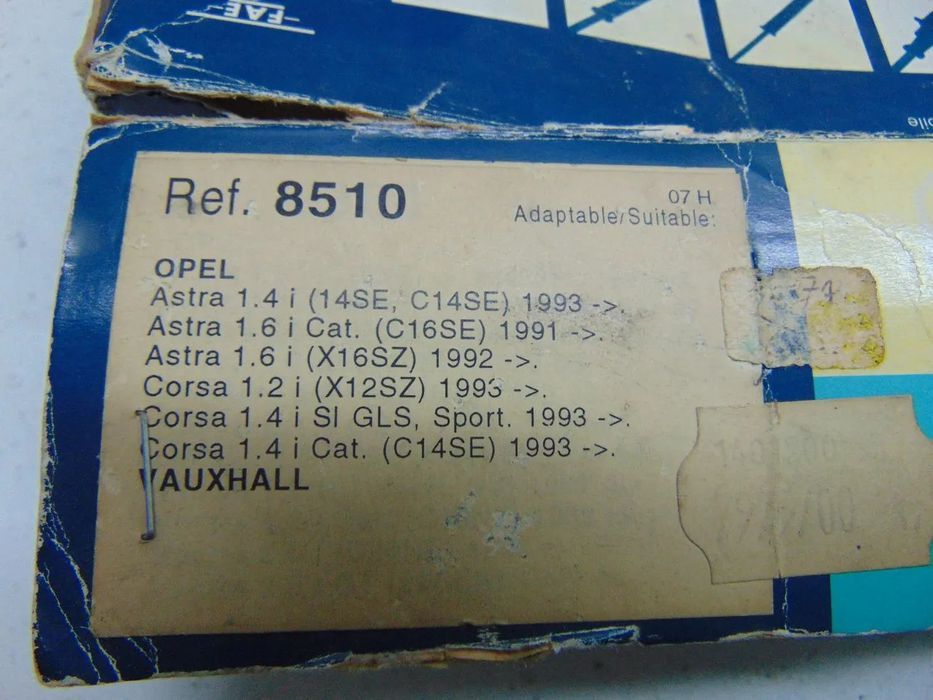 Opel Corsa/Astra cabos velas