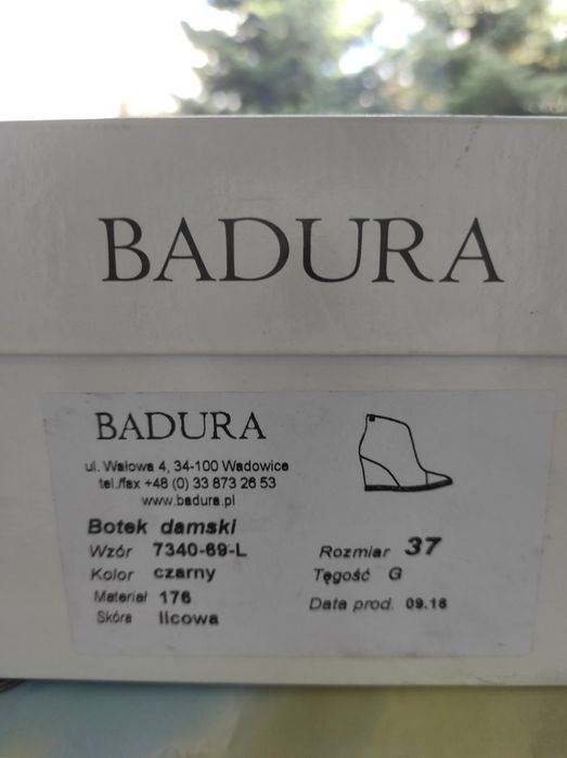 Botki Badura r.37