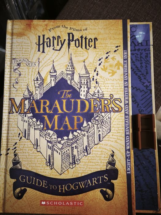 Книга Harry Potter: The Marauder's Map Карта Мародерів, путівник по Хогвартсу Книга Harry Potter книга мародерів