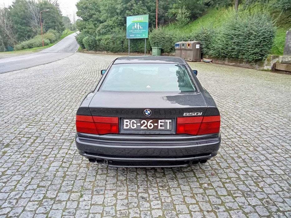 Vendo bmw 850i preto ano 1990