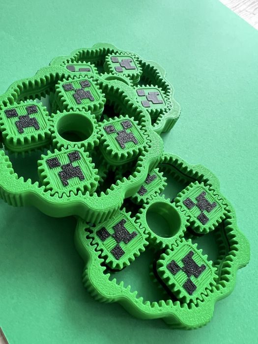Spinner 3D – minecraft creeper  zabawka sensoryczna antystresowa