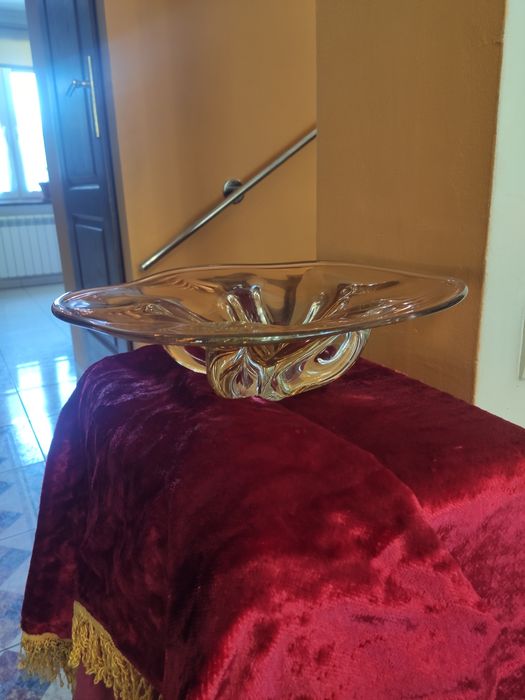 Patera szklana z lat sześćdziesiątych