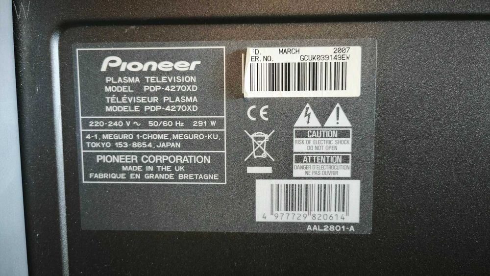 Телевізор PIONEER PDP-4270XD