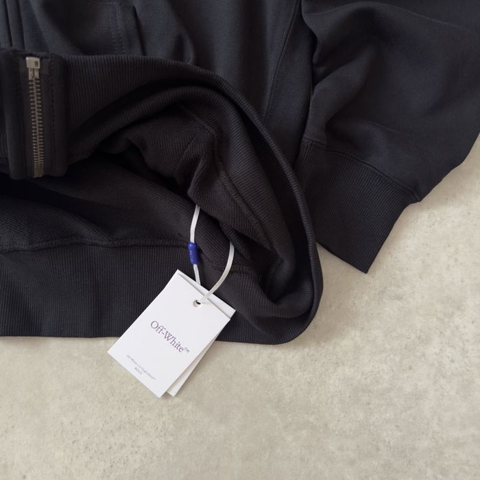 Зіпка худі кофта Off White Zip-Hoodie Wave Outline
