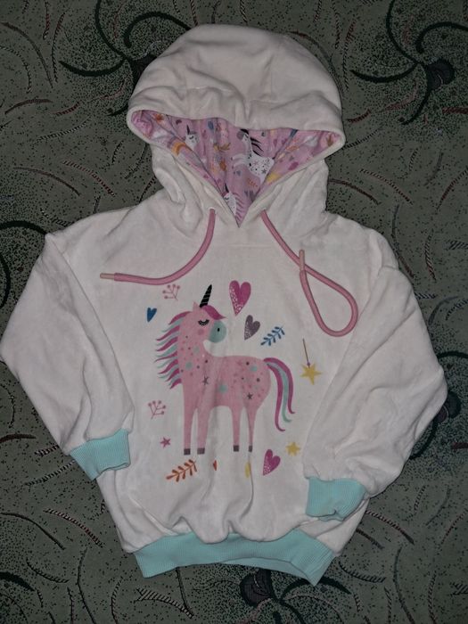 Світшот велюровий на дівчинку