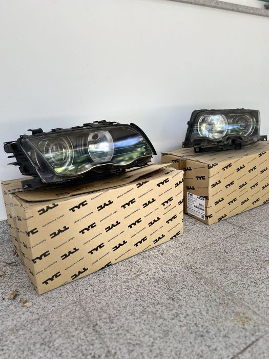 Kit Completo Xenon BMW E46 — Óticas Originais Bosch + Eletrónica