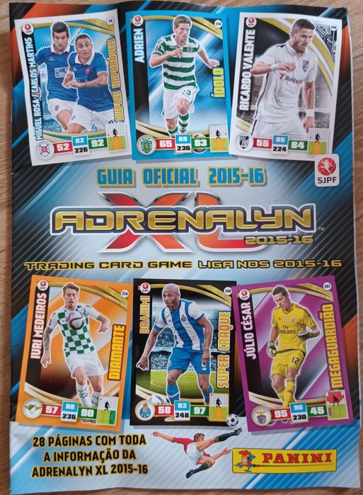 Adrenalyn 2015 2016 coleção completa panini
