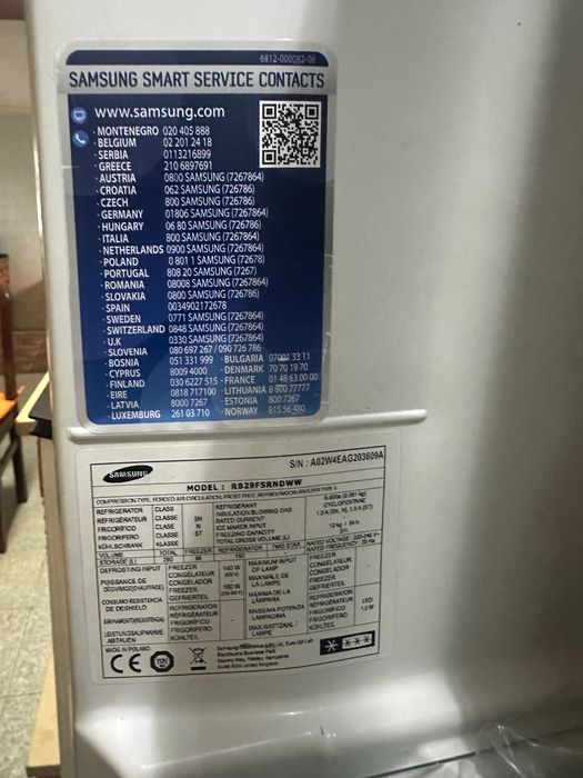 Frigorífico Combinado Samsung No Frost – Branco