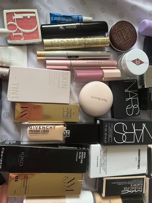 Zestaw podkładów do twarzy Dior,Guerlain,Armani…