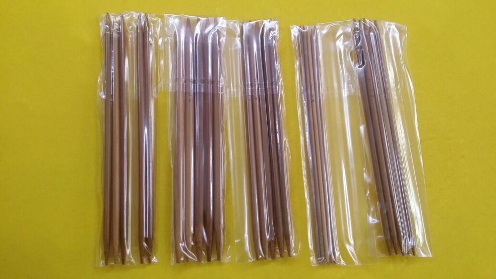 Agulhas de madeira de bambu