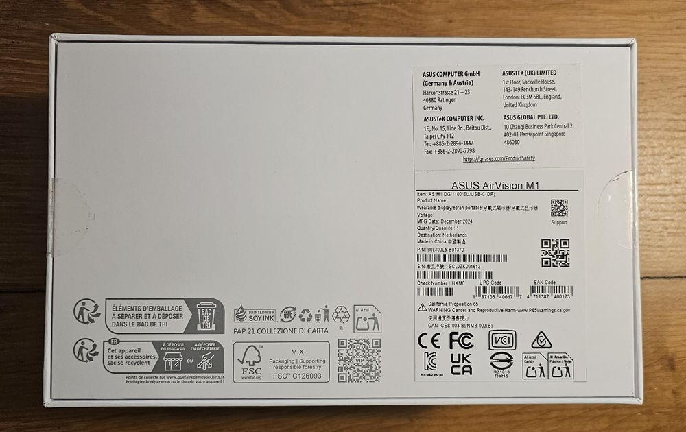Asus Airvision M1