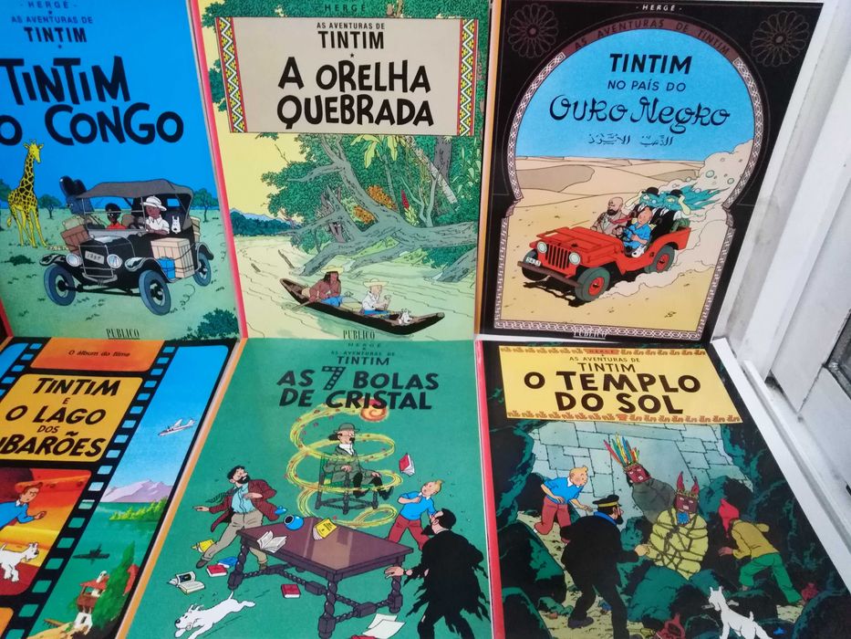 Livros da Colecção - As aventuras de Tintim ( Hergé )
