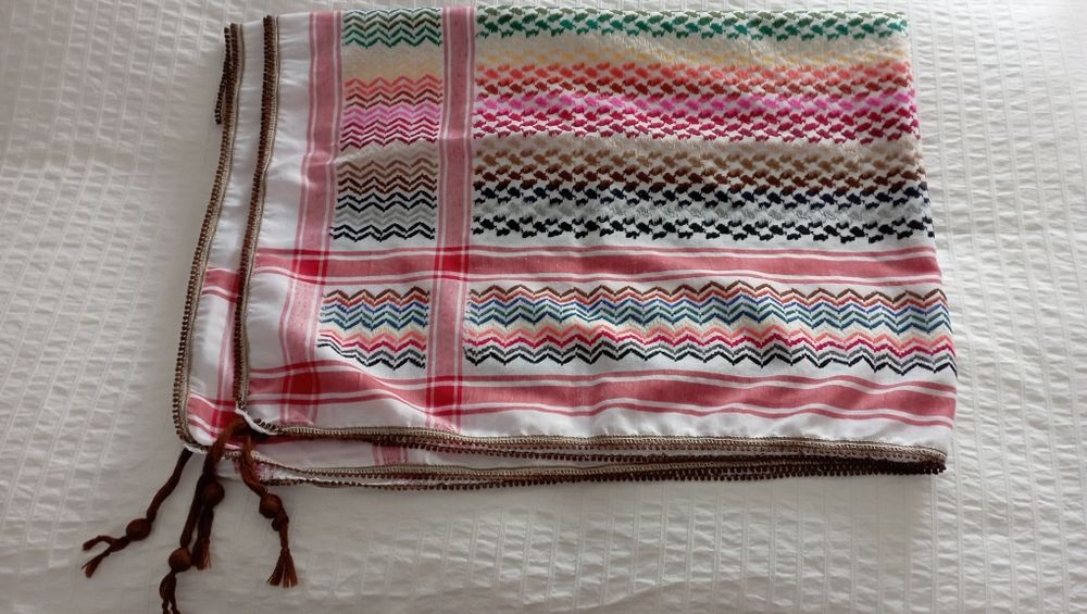 Pareô de algodão colorido