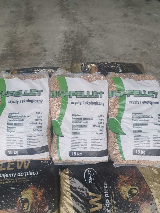 Pellet drzewny Bio-Pellet Kuzio Drewnoland Olczyk BSH GLF A1 6mm