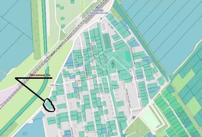 Продаж земельної ділянки площею 0,21га (Новопілля)