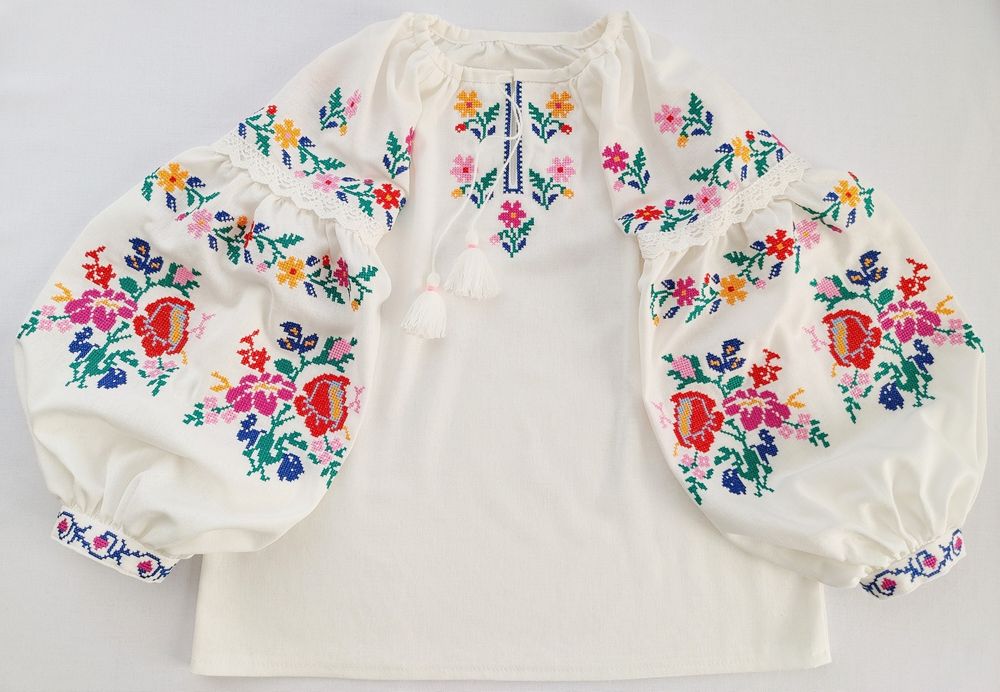 Вишита сорочка на дівчинку вишиванка