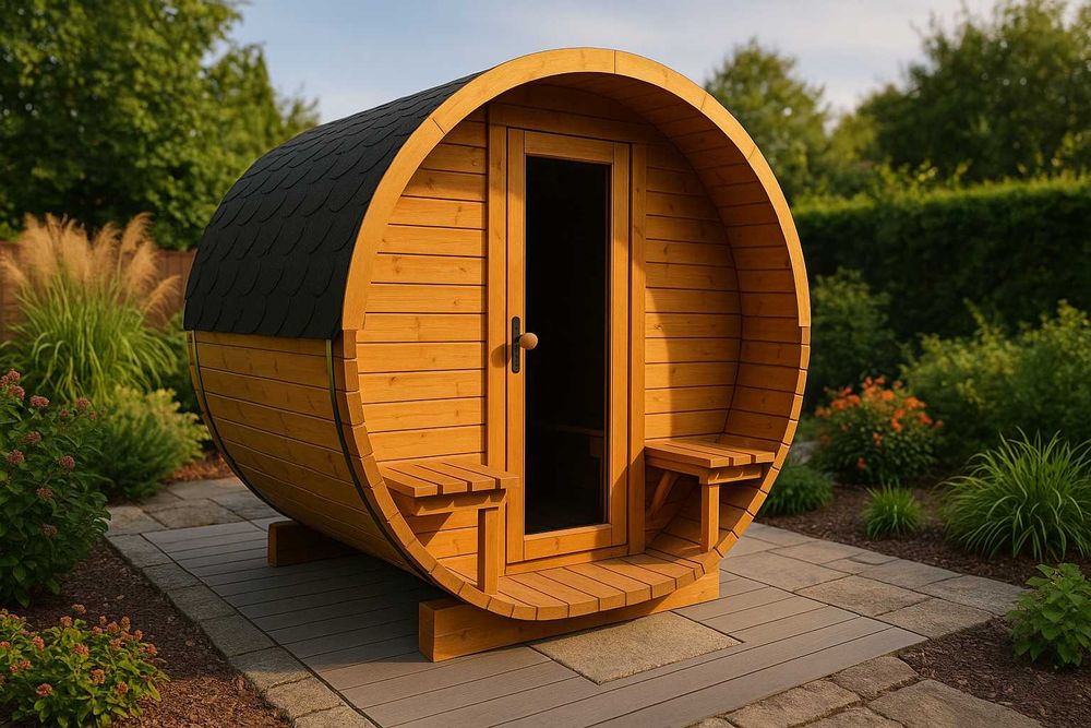 Sauna sucha 270cm taras ZRÓB TO SAM 2.7m do samodzielnego złożenia DIY