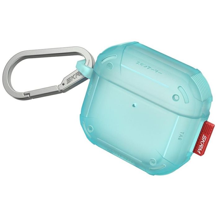 Etui Skinarma Mecha CE do AirPods 4 turkusowy