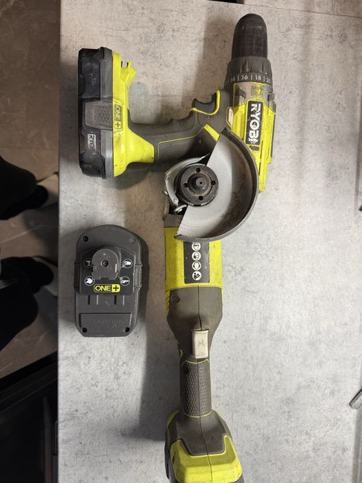 Zestaw elektro narzędzi RYOBI R18PD3 R18AG