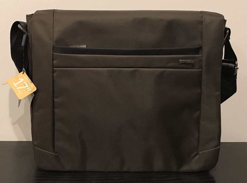 Torba WITTCHEN NOWA listonoszka na laptopa 17" brązowa elegancka uni