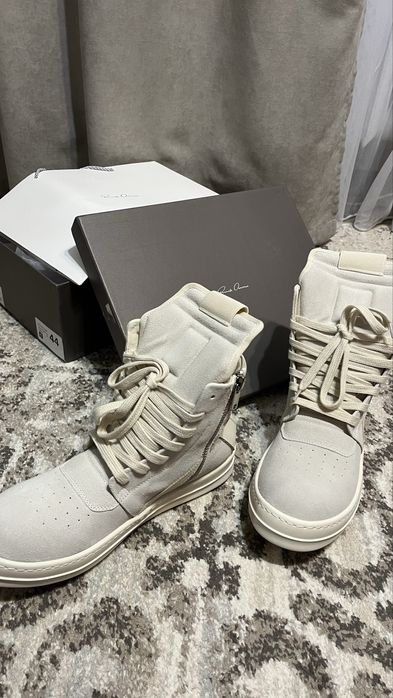rick owens geobasket white (rick owens;geobasket;opium;erd;balenciaga)