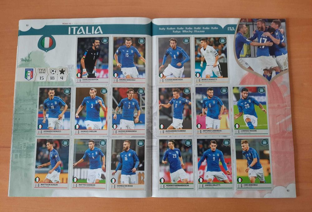 Caderneta Road to Mundial 2018 panini como Nova COMPLETA