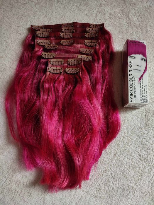 Wlosy naturalne bezszwowe + gratis toner