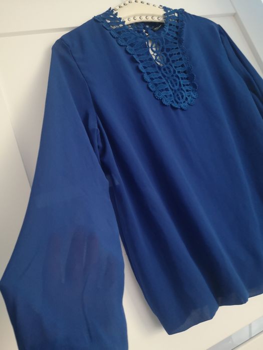 Chabrowa koszula wloskiej produkcji nowa z metką