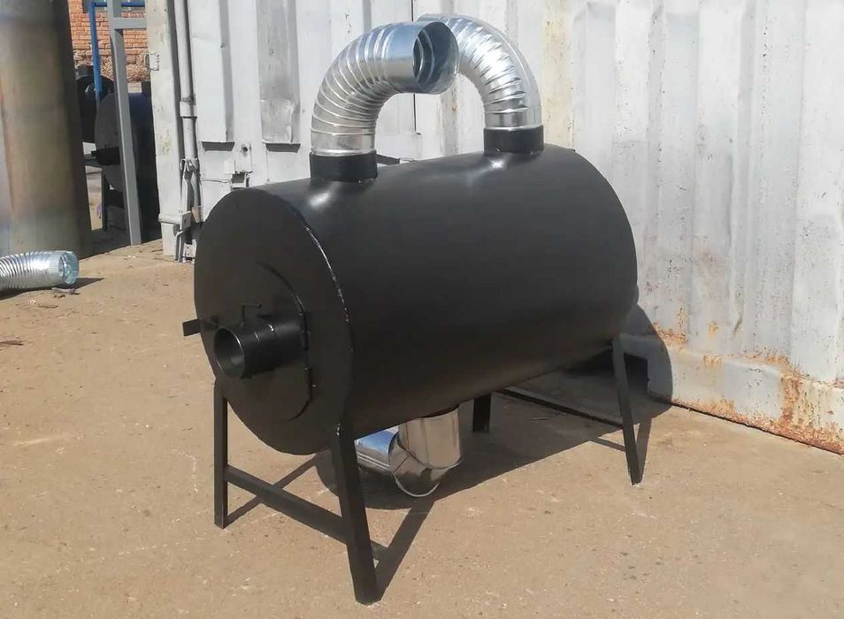 205м3! 5мм! ВЕЧНАЯ! НЕ ПРОГОРИТ! Печь Буржуйка Булерьян