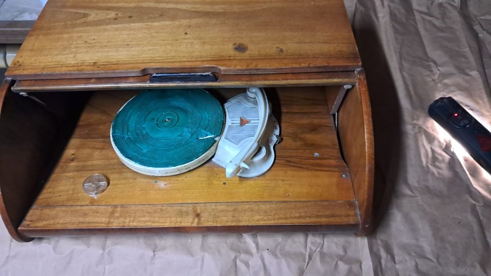 gramofon chlebatnik prl zabytkowe reto vintage