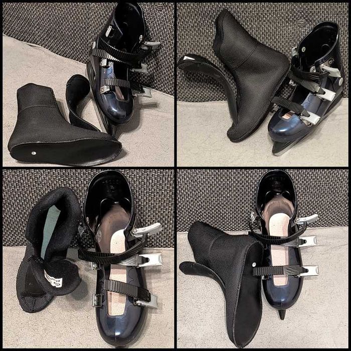 Łyżwy hokejowe rozmiar 35 , wkładki 22,0 cm Pudło.