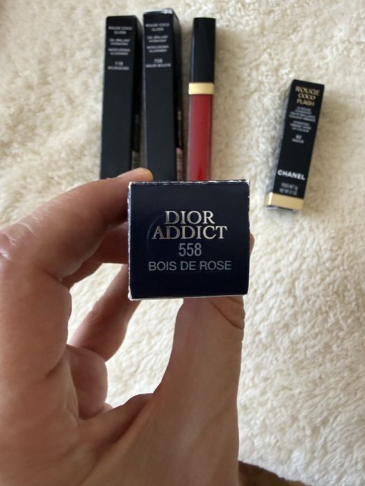 Блиски і помади оригінал Chanel Christian Dior