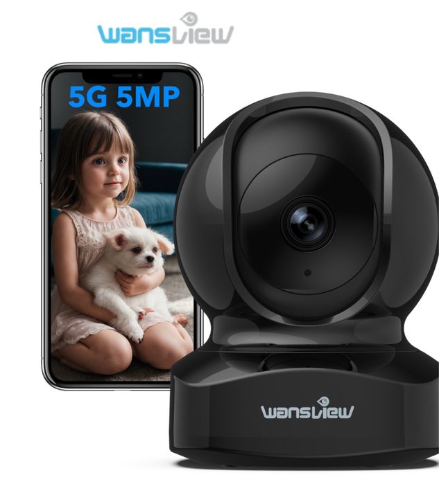 Камера внутрішнього відеоспостереження Wansview Q5 5MP Dual Band Wi-Fi