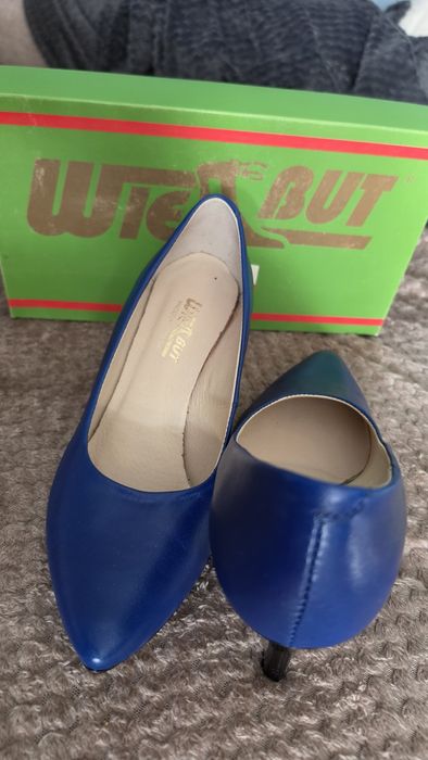 Nowe szpilki skórzane