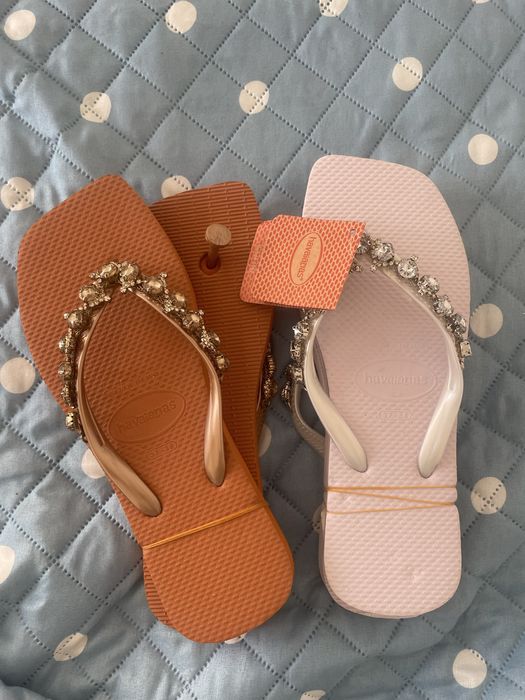 Havaianas corram meninas
