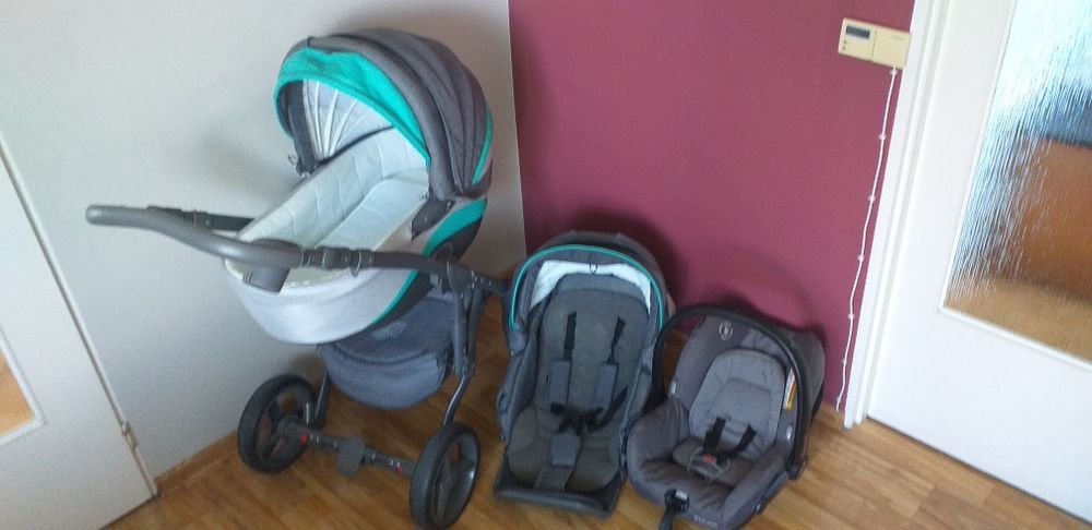 Wózek  Adamed Barletta  3 w 1 . Stan bardzo dobry