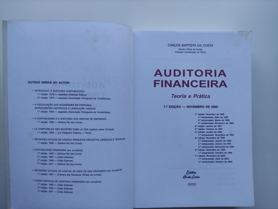 Auditoria Financeira: Teoria e Prática