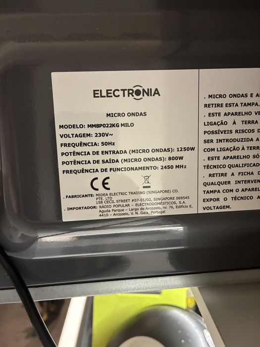 Microondas electronia