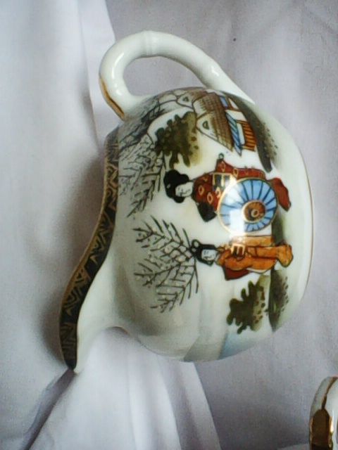 Serviço de Chá Japonês - Completo - Louça Antiga - 21 peças