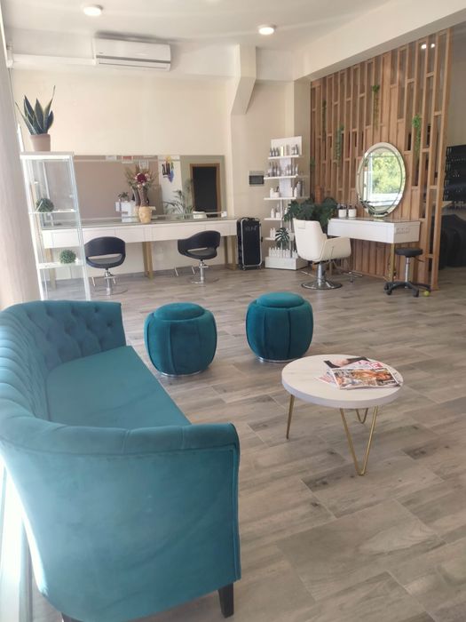 Rampas lavagem cadeiras cabeleireiro