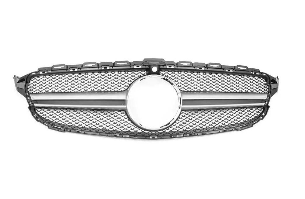 Передня решітка центральна Mercedes W205 AMG Silver