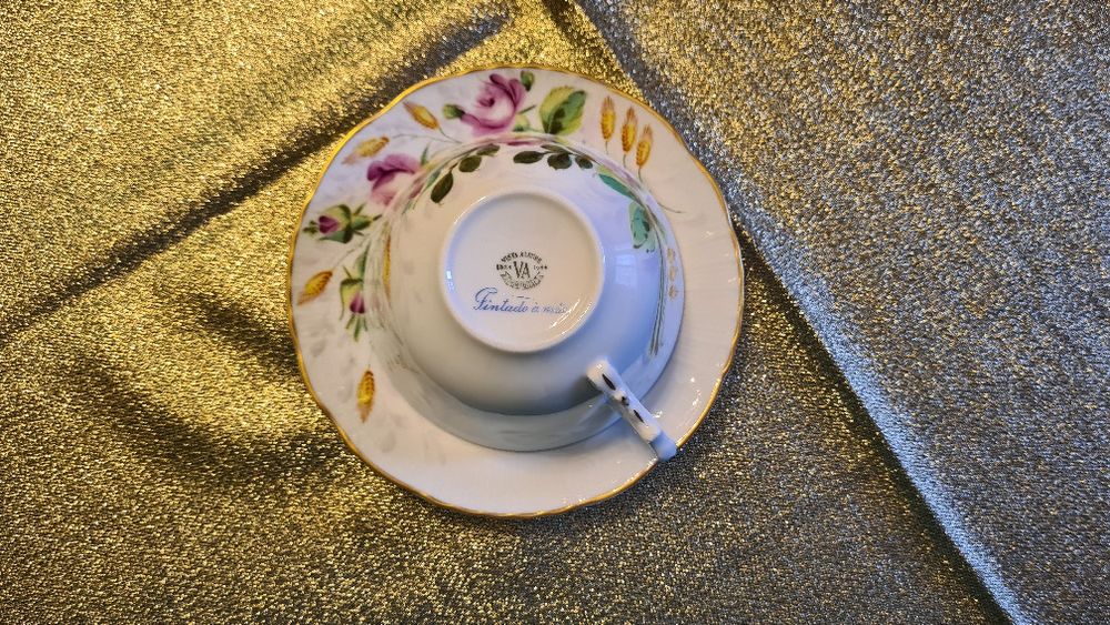 Chávena de chá decorativa