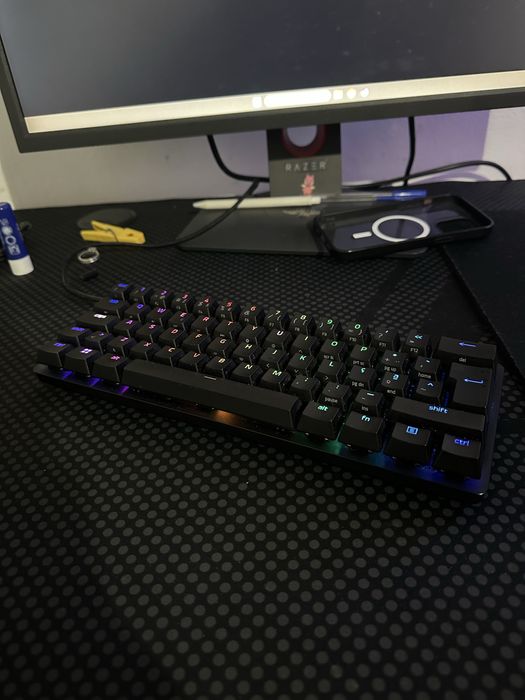 Teclado razer huntsman mini rgb mecanico
