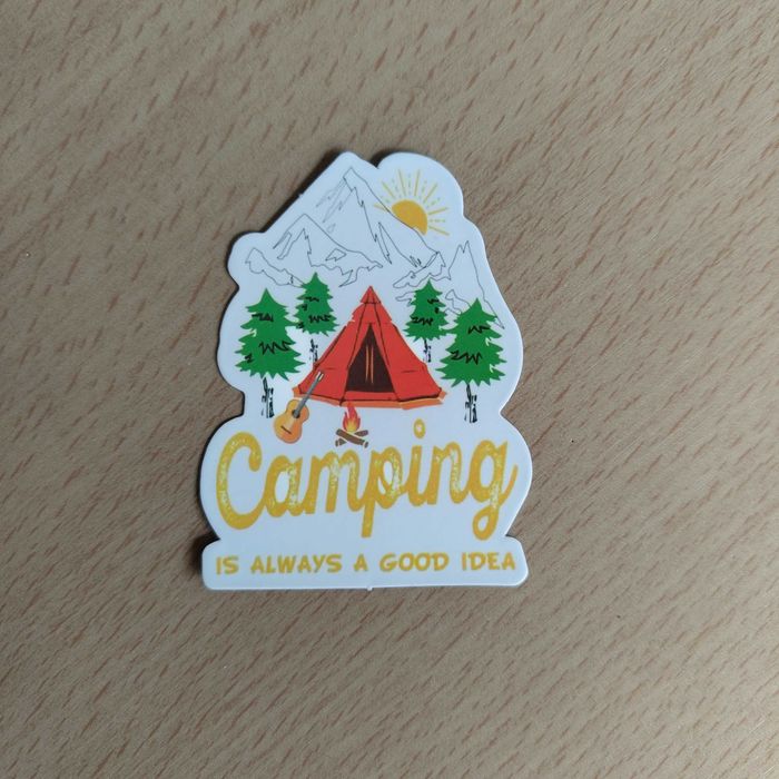 100 Autocolantes Stickers Aventura Campismo Montanha